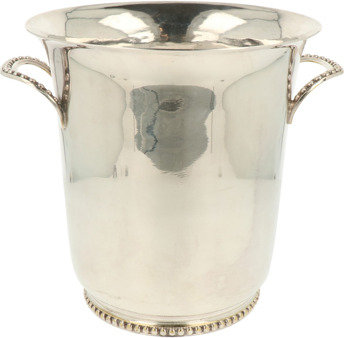 Champagne koeler zilver.