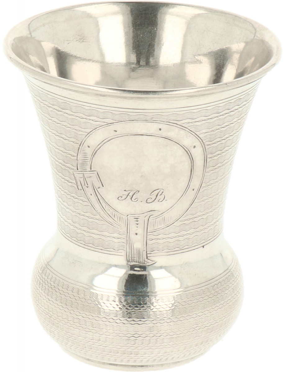 Geboortebeker zilver.