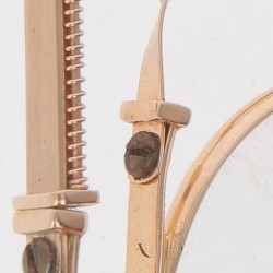 Pince Nez (neusbril) goud.