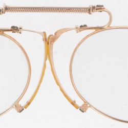 Pince Nez (neusbril) goud.