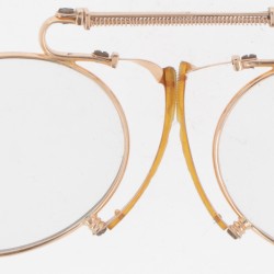 Pince Nez (neusbril) goud.
