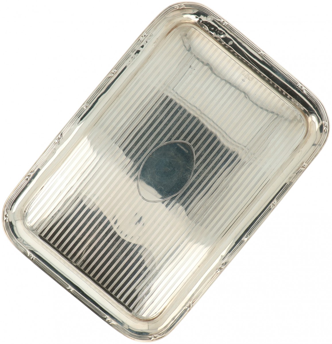 Dienblad zilver.