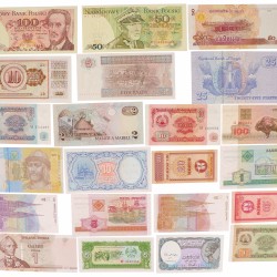 Lot. 100 Different World Banknotes. - UNC.