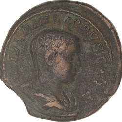 Roman empire. Philippus II. Sestertius. N.D. (244 - 249 AD).