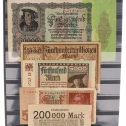 Germany. Lot 50 notes. Notgeld. Type 1923. - Fine – UNC.