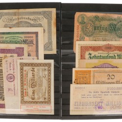 Germany. Lot 50 notes. Notgeld. Type 1923. - Fine – UNC.