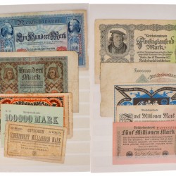 Germany. Lot 50 notes. Notgeld. Type 1923. - Fine – UNC.