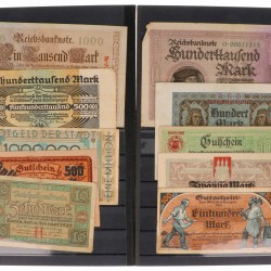 Germany. Lot 50 notes. Notgeld. Type 1923. - Fine – UNC.