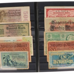 Germany. Lot 50 notes. Notgeld. Type 1923. - Fine – UNC.