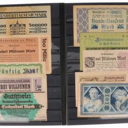 Germany. Lot 50 notes. Notgeld. Type 1923. - Fine – UNC.