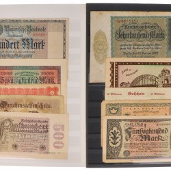 Germany. Lot 50 notes. Notgeld. Type 1923. - Fine – UNC.