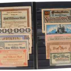 Germany. Lot 50 notes. Notgeld. Type 1923. - Fine – UNC.