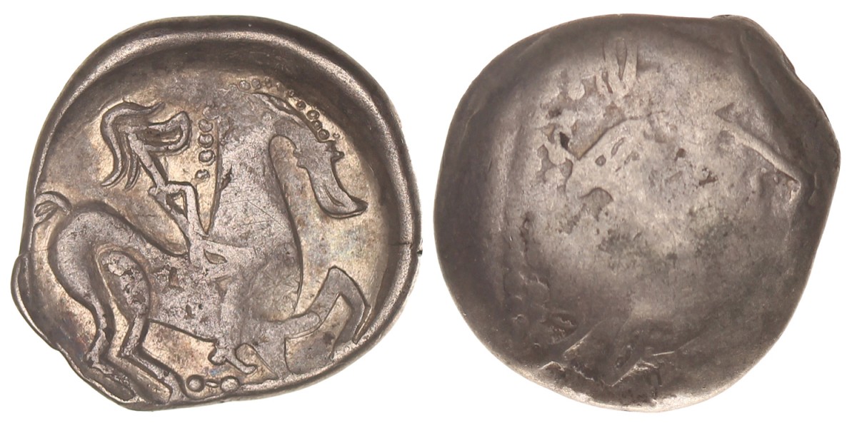 Celtic tribes. Imitation Tetradrachm.