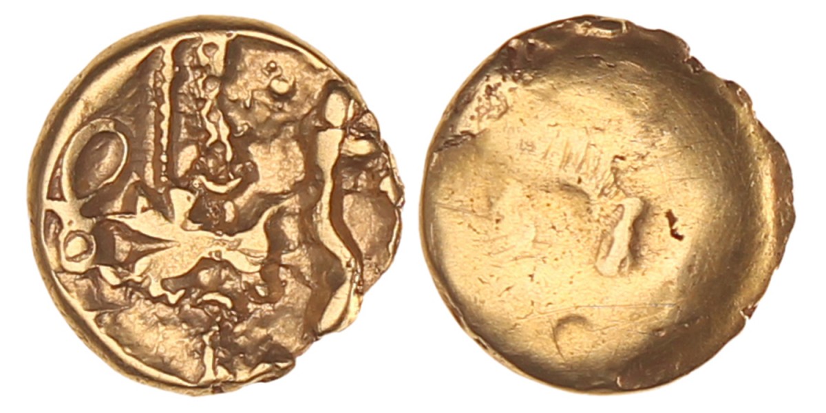Celtic tribes. Gaul?. ¼ Stater. N.D. (Date uncertain).