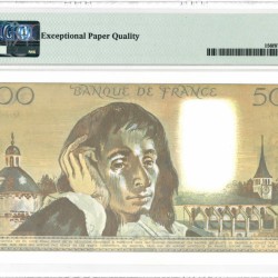 France. 500 Francs. Banknote. Type 1987. - UNC.