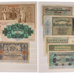 Germany. Lot 30 notes. Notgeld. Type 1923. - Fine – UNC.