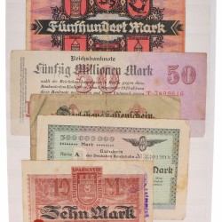 Germany. Lot 50 notes. Notgeld. Type 1923. - Fine – UNC.