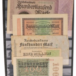 Germany. Lot 50 notes. Notgeld. Type 1923. - Fine – UNC.