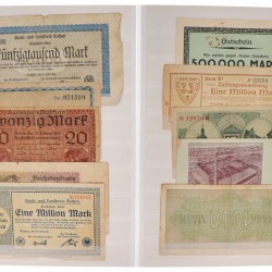 Germany. Lot 50 notes. Notgeld. Type 1923. - Fine – UNC.