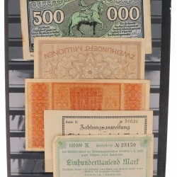 Germany. Lot 50 notes. Notgeld. Type 1923. - Fine – UNC.