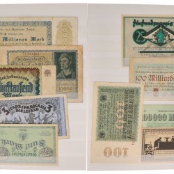 Germany. Lot 50 notes. Notgeld. Type 1923. - Fine – UNC.