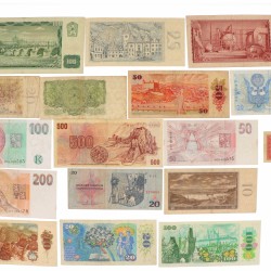 Czech-Slovakia. Lot 17 notes. Banknote. Type 1949-1997. - Fine – UNC.