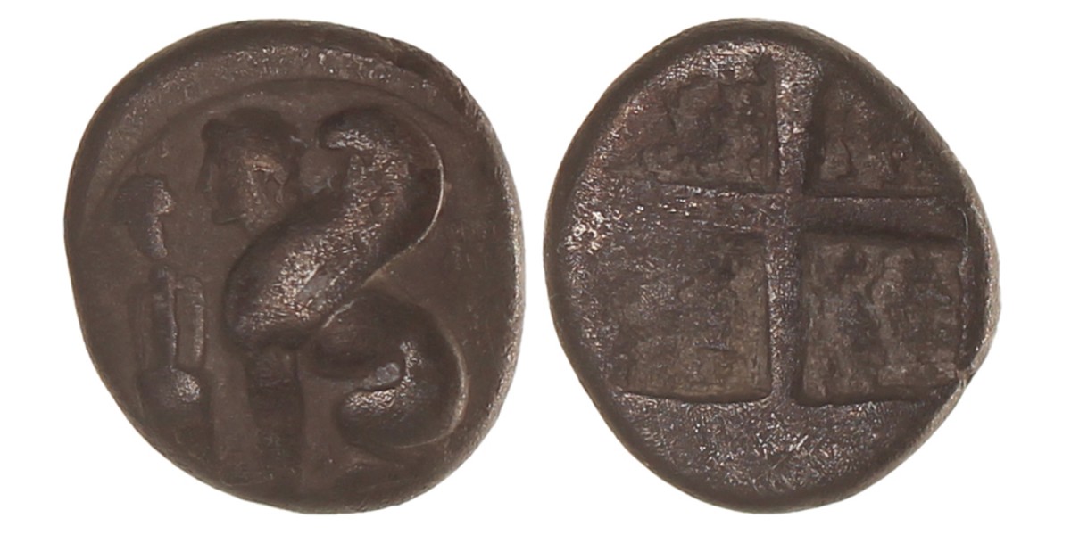 Ionia. Chios. Tetrobol. N.D. (435 - 425 BC).