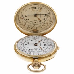 Lemania savonette chronograaf - Herenzakhorloge - ca. 1910.