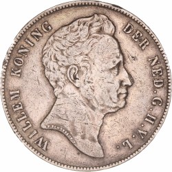 2½ gulden. Willem I. 1840. Zeer Fraai.