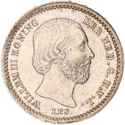 5 Cent. Willem III. 1855. FDC.