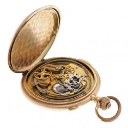 Gouden Savonette Chronograaf - Herenzakhorloge - ca. 1889.