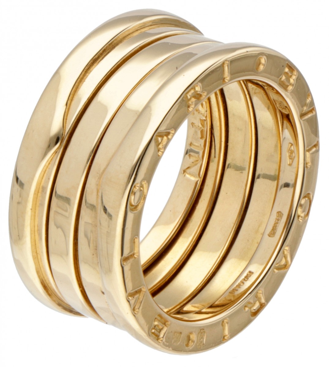 18 kt. Geelgouden Bvlgari 'B.Zero1' 4-band ring.