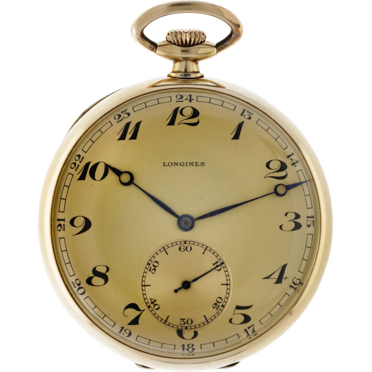 No Reserve - 14K Longines Ankergang - Herenhorloge - ca. 1888.