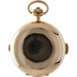 Chronograaf Minuten Repetitie Ankergang Savonette - Herenzakhorloge - ca. 1900.