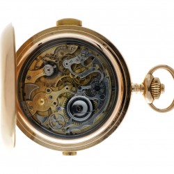 Chronograaf Minuten Repetitie Ankergang Savonette - Herenzakhorloge - ca. 1900.