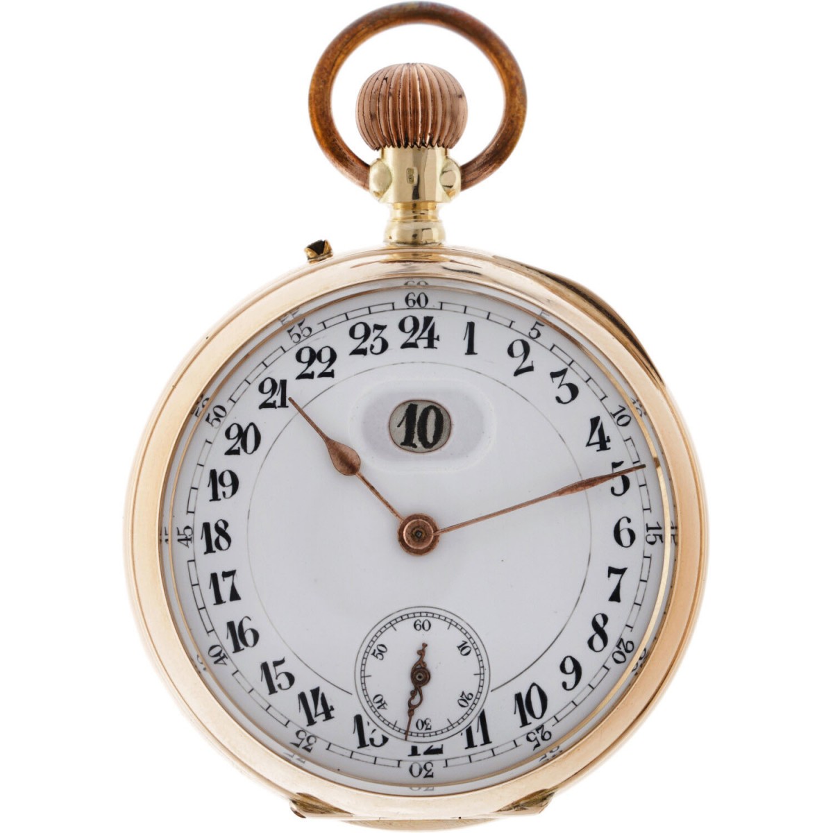 Jump Hour Ankergang - Herenzakhorloge - ca. 1900.