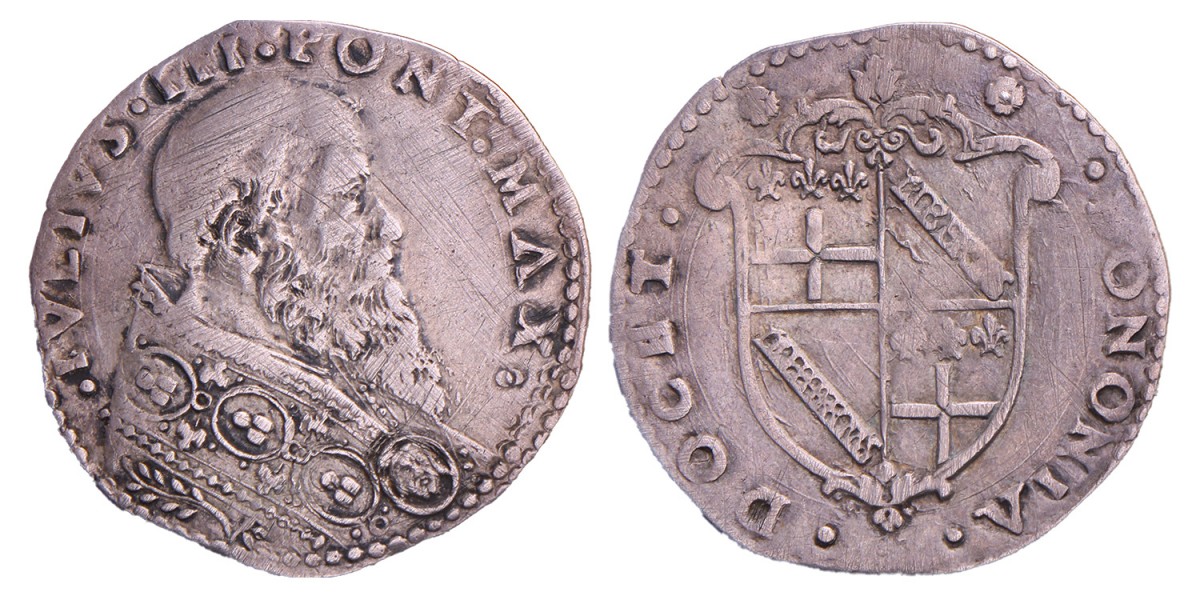 Italian States. Papal states - Bologna. Julius III. Giulio. N.D. (1550-1555)