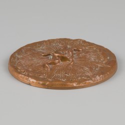 Salvador Dali (Figueres 1904-1989), een bronzen  "sun" medaillon afkomstig van portfolio "The song of songs of King Solomon”, 1971.