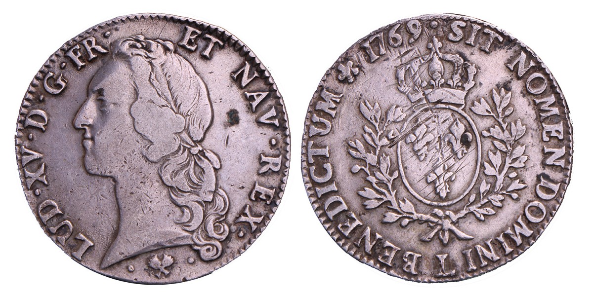 France. Louis XV. Ecu. 1769 L.