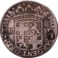 10 Stuiver. Utrecht. 1682. Zeer Fraai -.