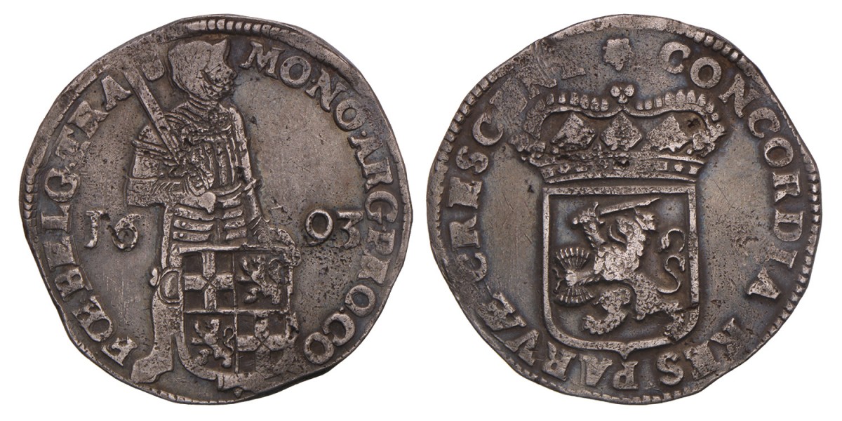 Zilveren dukaat. Utrecht. 1693. Fraai / Zeer Fraai.