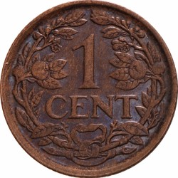 1 cent. Wilhelmina. 1926. Prachtig / UNC.