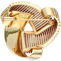 Geelgouden vintage broche - 14 kt.