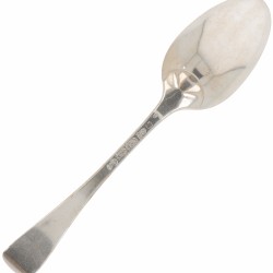Lepel (Rotterdam Johannes Jansen 1772-1811) zilver.