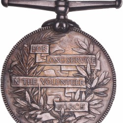 1895. Great-Britain. Medal for long service in the volunteer army.