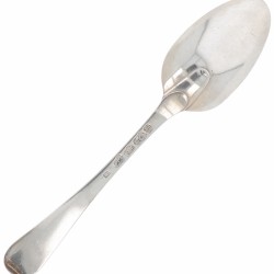 Lepel (Nijmegen Willem Schiff 1739-1775) zilver.