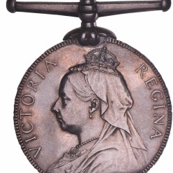 1895. Great-Britain. Medal for long service in the volunteer army.