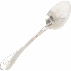 Lepel (Amsterdam Johan Diederik Sluijter 1720-1761) zilver.