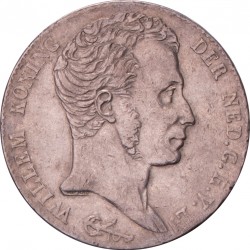 3 gulden. Willem I. 1820 U. Zeer Fraai / Prachtig.