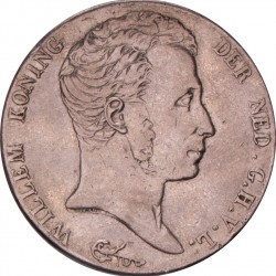 3 gulden. Willem I. 1818 U. Zeer Fraai -.